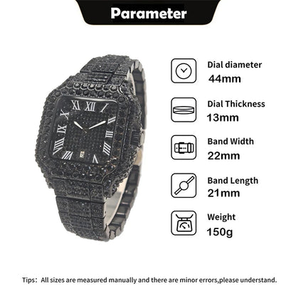 Cool Men's  Luxury Stainless Steel Quartz Watch