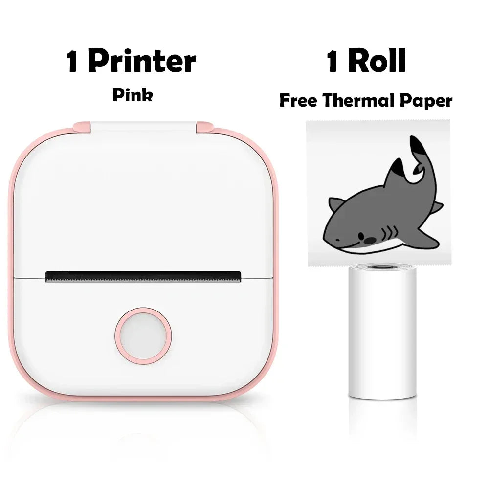 Portable Mini Wireless Thermal Pocket Printer Self-adhesive Stickers - Empire P.E