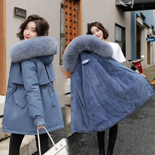 Women's Wool Liner Hooded Parkas - Empire P.E