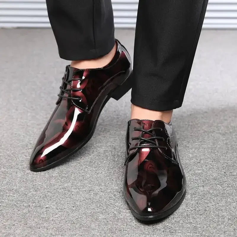 2025 New Luxury Oxfords For Men, Retro Floral Pattern, - Empire P.E