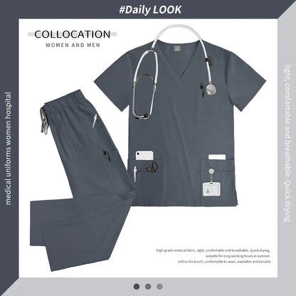 Anesthetist Nursing Uniform Suit