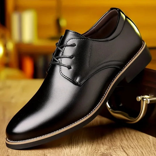 New Leather Business Men's Dress Shoes - Empire P.E