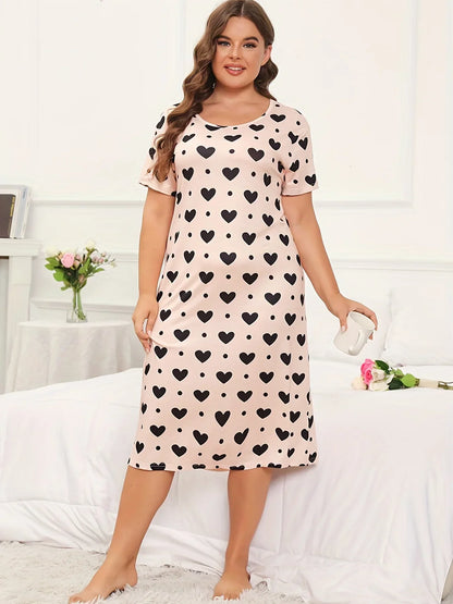 Plus Size Dresses Micro Stretchy Nightgowns - Empire P.E