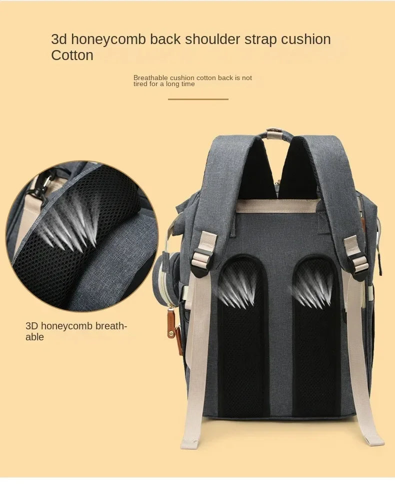 USB Diaper Bag Backpack - Empire P.E