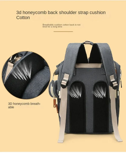 USB Diaper Bag Backpack - Empire P.E