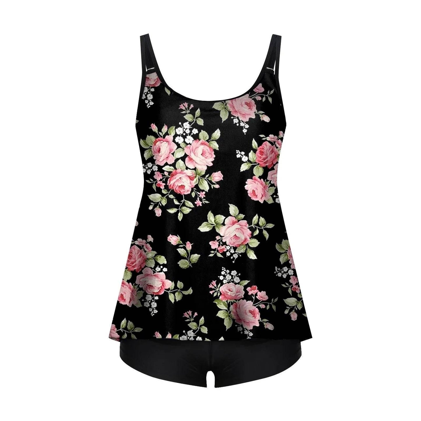 2024 Personality Popular Women's Swimsuit Sexy Printed Vest Shorts Swimsuit Two-Piece Set Soft And Comfortable Swimwear - Empire P.E