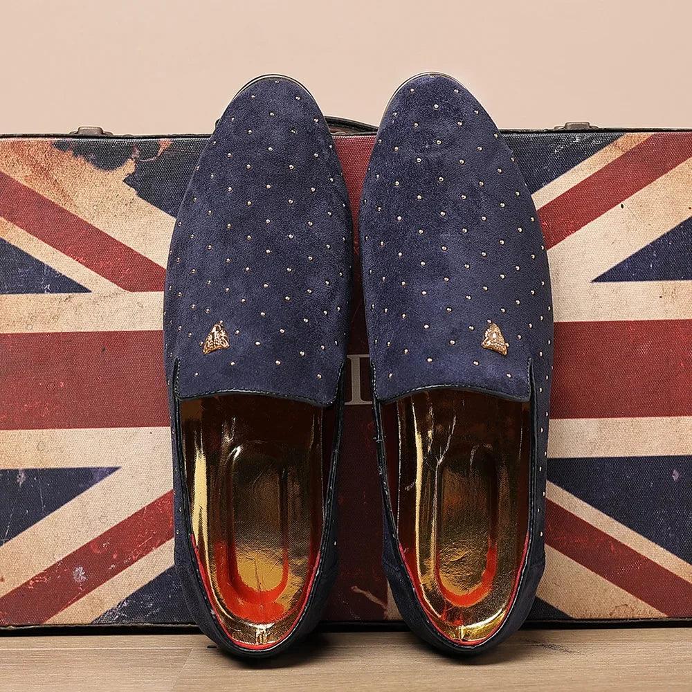 Men Loafers Leather Dress Shoes - Empire P.E