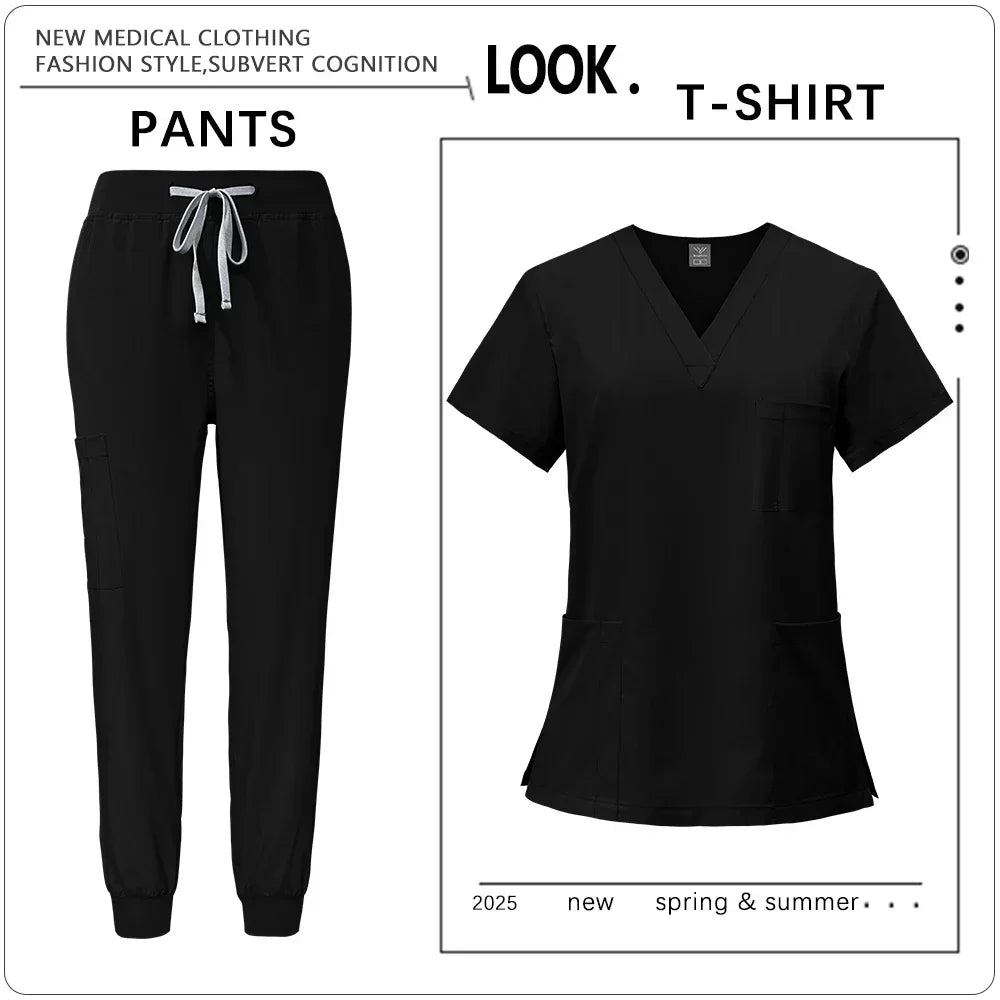 Clinic Workwear Unisex Medical Nurse Scrub Set