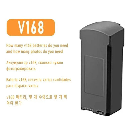 Original Drone battery for V168 V198 M6 Z908 S18 V66 s12 a14 v666 battery,rechargeable butler,propeller for drone accessories - Empire P.E