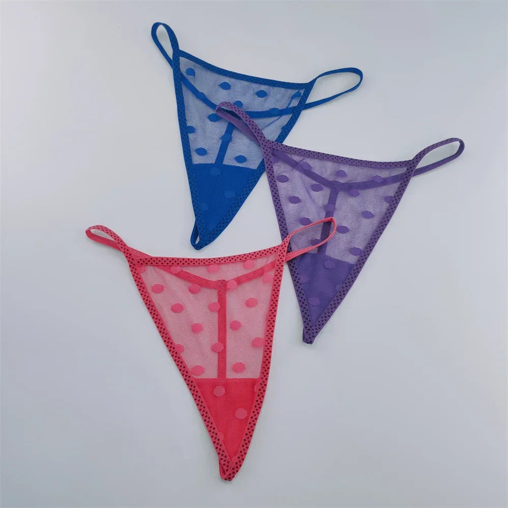 3pcs/pack Micro Transparent Thong - Empire P.E