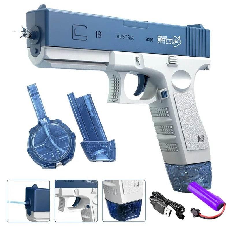 Electric Water Gun Toy Portable Automatic Electric Burst Water Gun Kids Outdoor Water Toys - Empire P.E