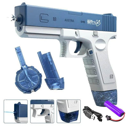 Electric Water Gun Toy Portable Automatic Electric Burst Water Gun Kids Outdoor Water Toys - Empire P.E