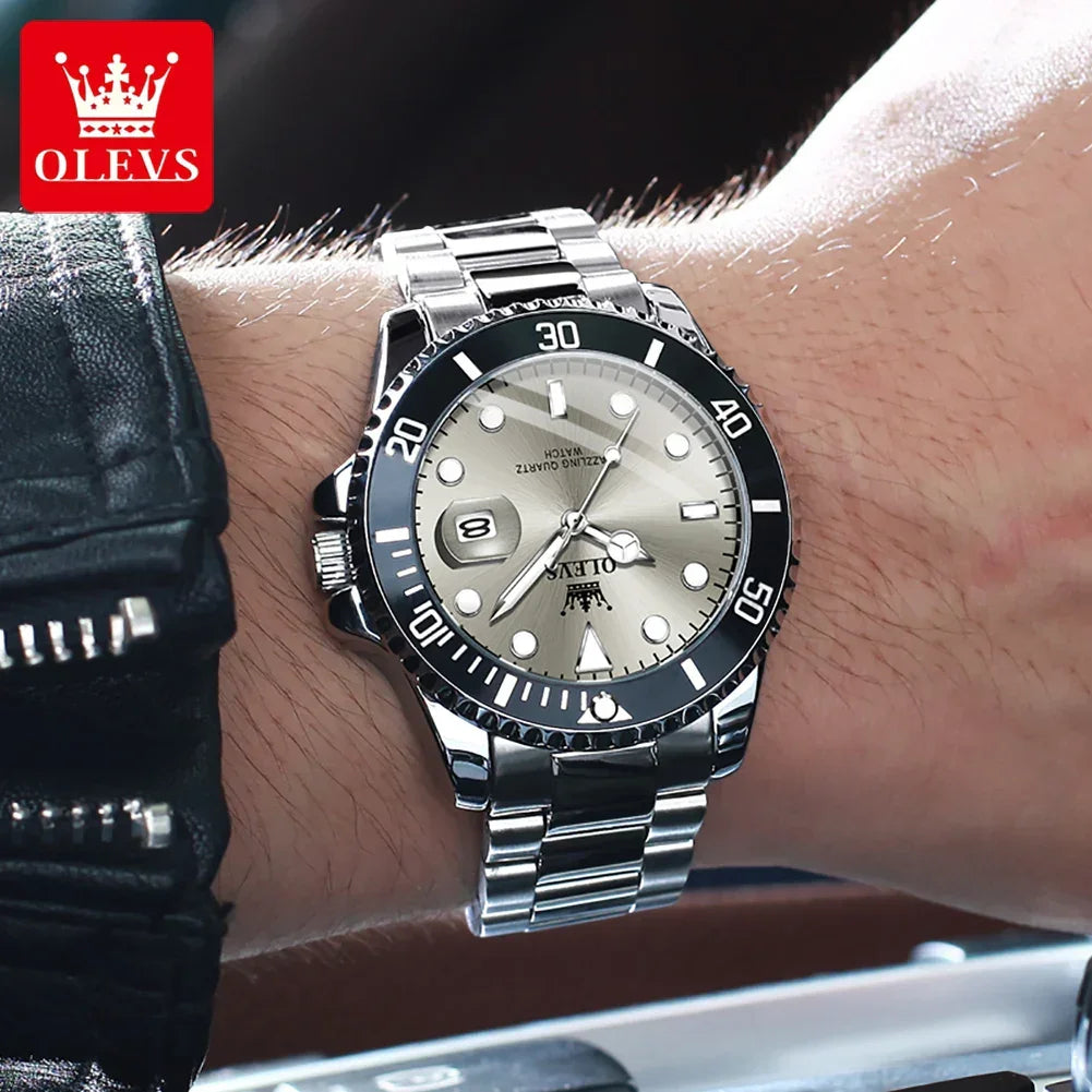 Men Fashion Trend Diving Quartz Watch - Empire P.E