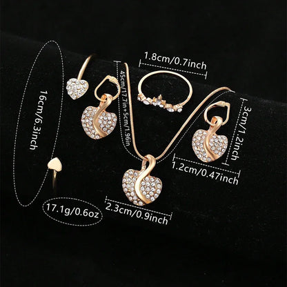 Women's Quartz Watch Gold Luxury Set ﻿ - Empire P.E