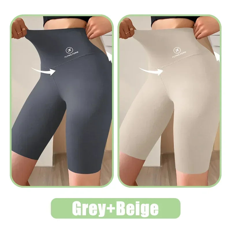 Seamless Women Sports Shorts High Waist Fitness Jogging Body Shaping Boxers Push Up Scrunch Butt Biker Slim Underwear - Empire P.E