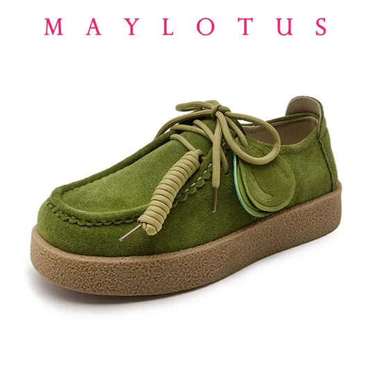 Retro Casual Suede Leather Loafers