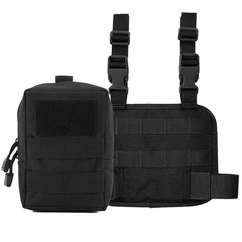 Tactical Molle EDC Pouch Compact Utility Pouch 600D Organizer Tools Bags with Thigh Rig Panel Multipurpose Tool Bag Wasit Bag - Empire P.E