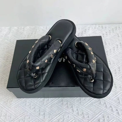 women's  luxury designer   flip flops