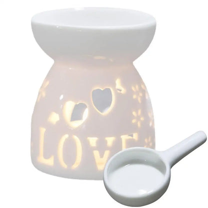Wax Melt Essential Oil Burner Ceramic Candle Holder