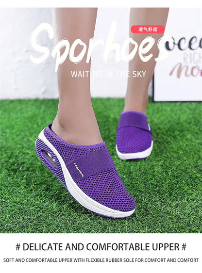 slip-ons without back female sneakers women's sport shoes professional running shoes black sports shoes skor walkx 1229 - Empire P.E
