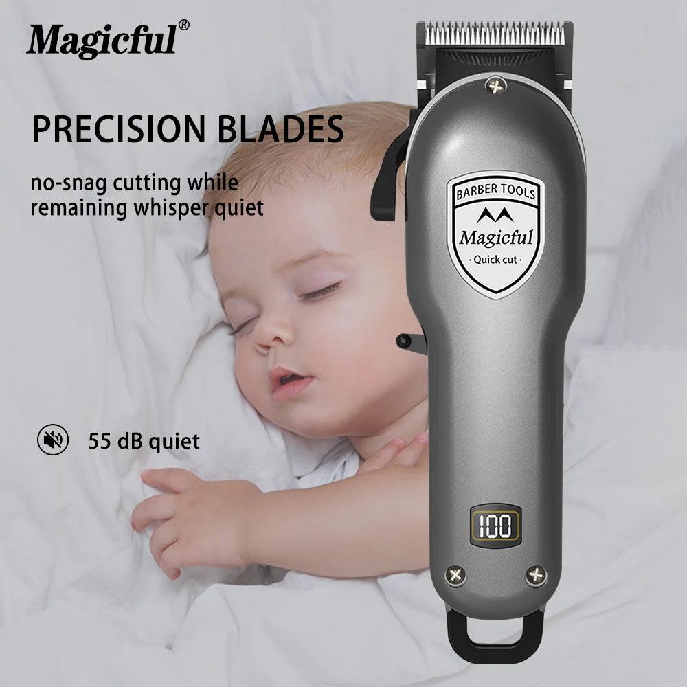 Magicful Hair Clipper Hair Trimmer For Men Rechargeable Li-ion Battery - Empire P.E