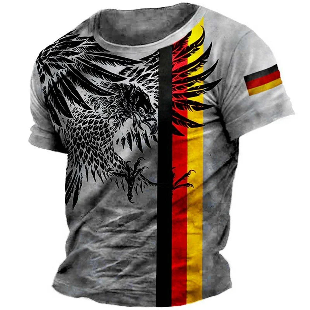 Men Vintage Motorcycle T Shirt 3d Print - Empire P.E