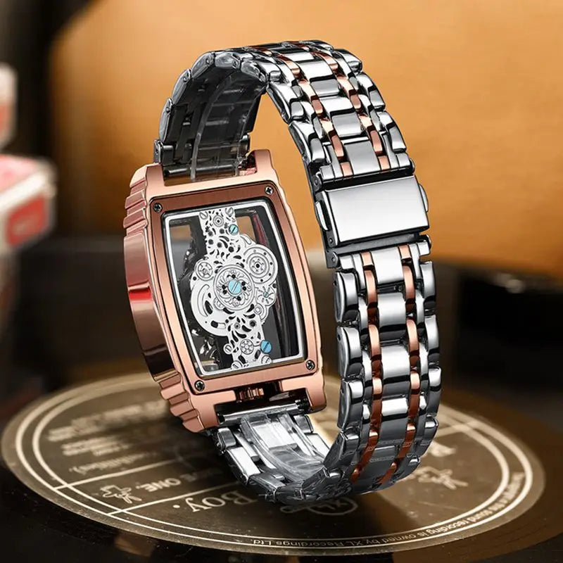 2024 Transparent Full Hollow Metal Leather Watches
