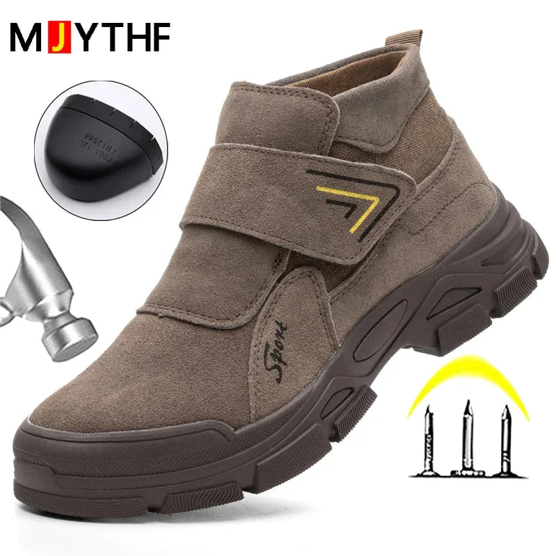 Construction Work Boots Anti-smash Anti-puncture Safety Shoes - Empire P.E