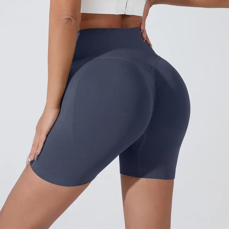 Women's High-Waist Breathable Yoga Shorts