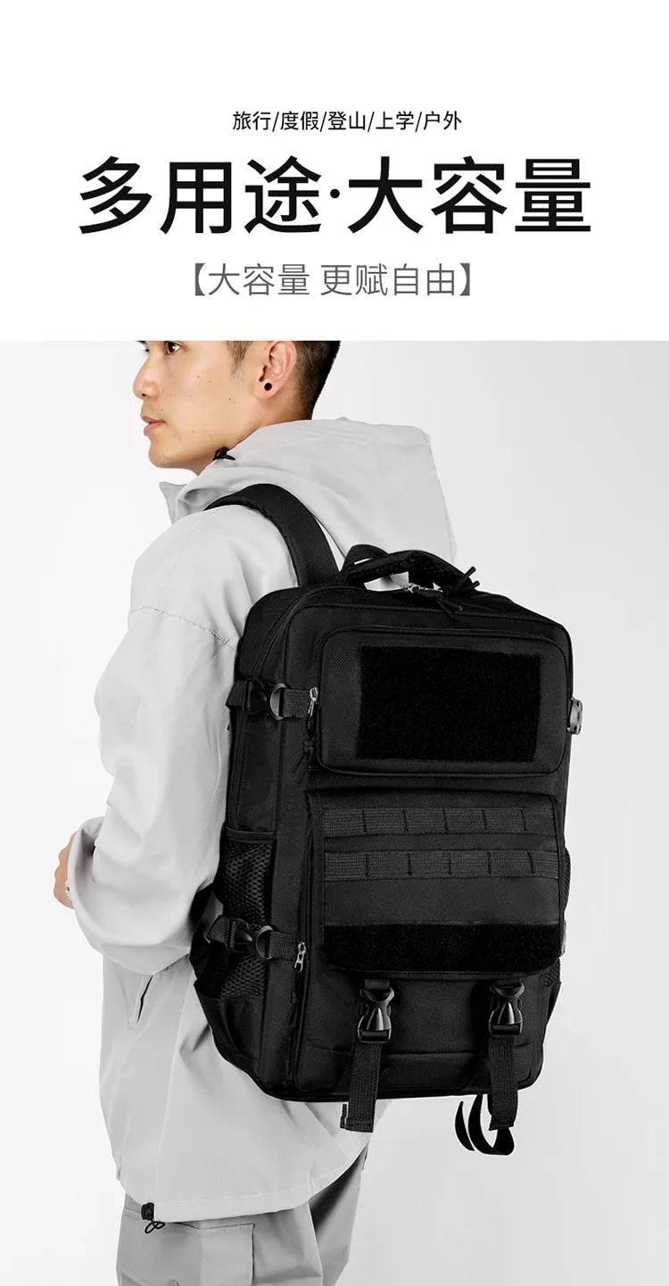 40L Waterproof Outdoor Tactical Backpack Men Travel Daypack Climbing Hiking Trekking Hunting Fishing Camping Sports Rucksacks - Empire P.E