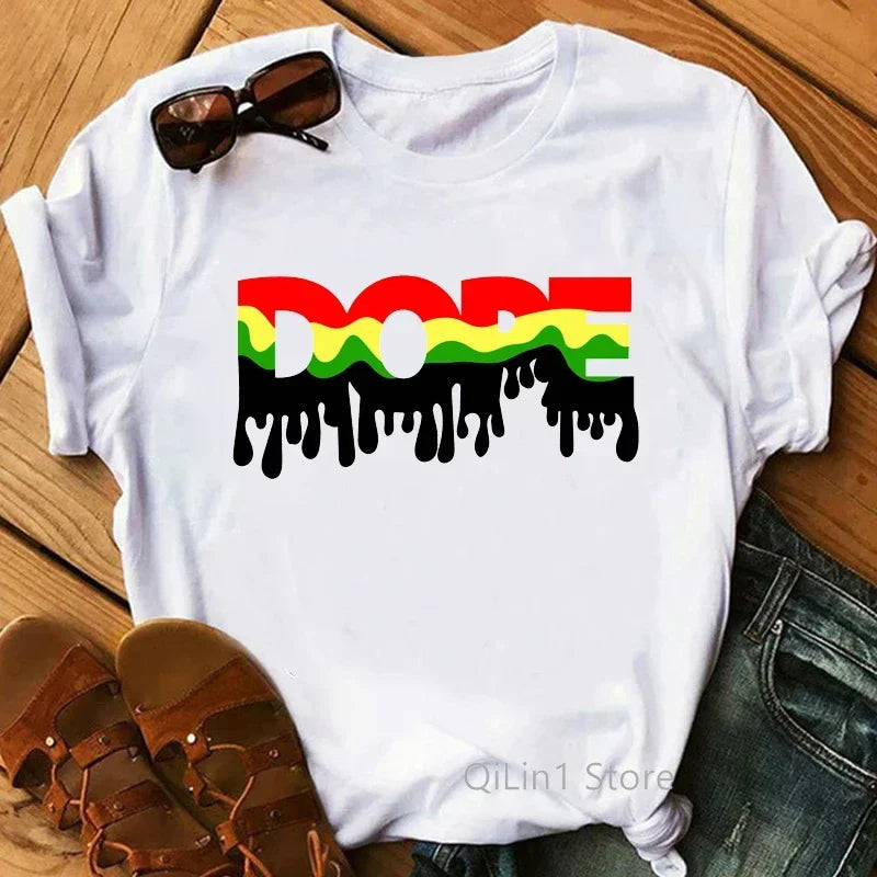 Black Girl Is Beautiful Magic T Shirt - Empire P.E