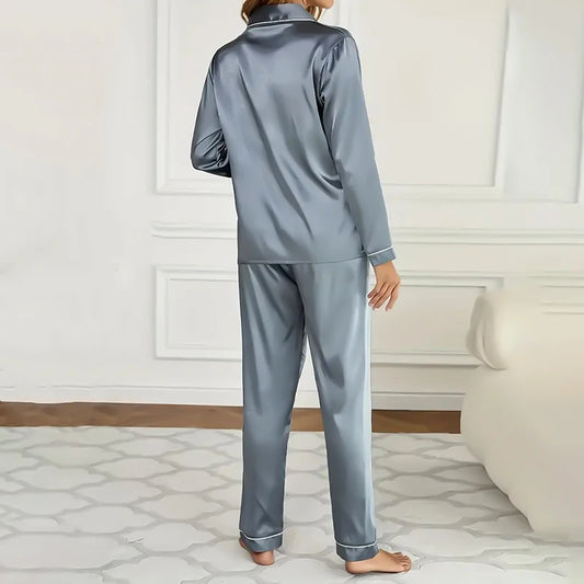 Women's Luxurious Satin Pajamas - Empire P.E