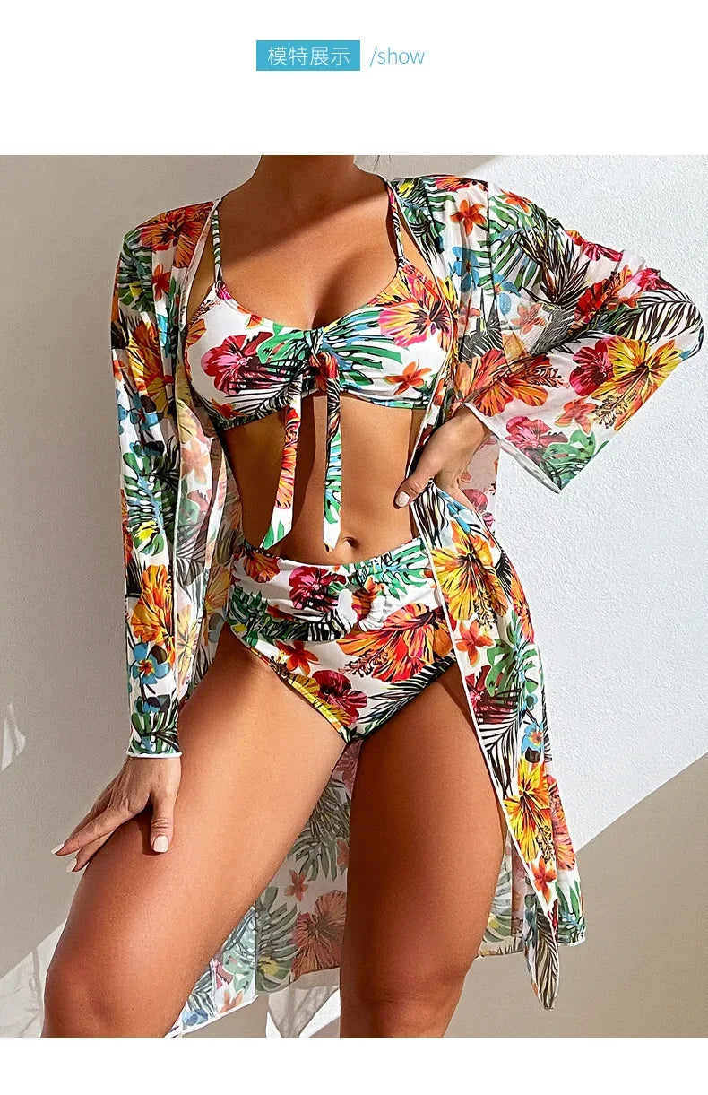 Women's Beach Bikinis Three Pieces Bikini Set - Empire P.E