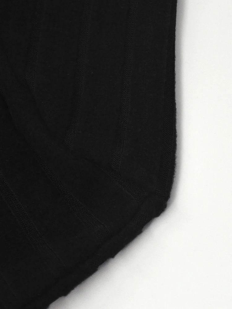 New Sexy Mini Dress For Women Autumn Black Solid Turtleneck Long Sleeves Sheath Dress Club Elegant Bodycon Party Dresses Female - Empire P.E