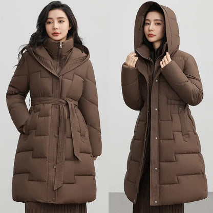 2024 Winter New Women Long Thicken Down Coat