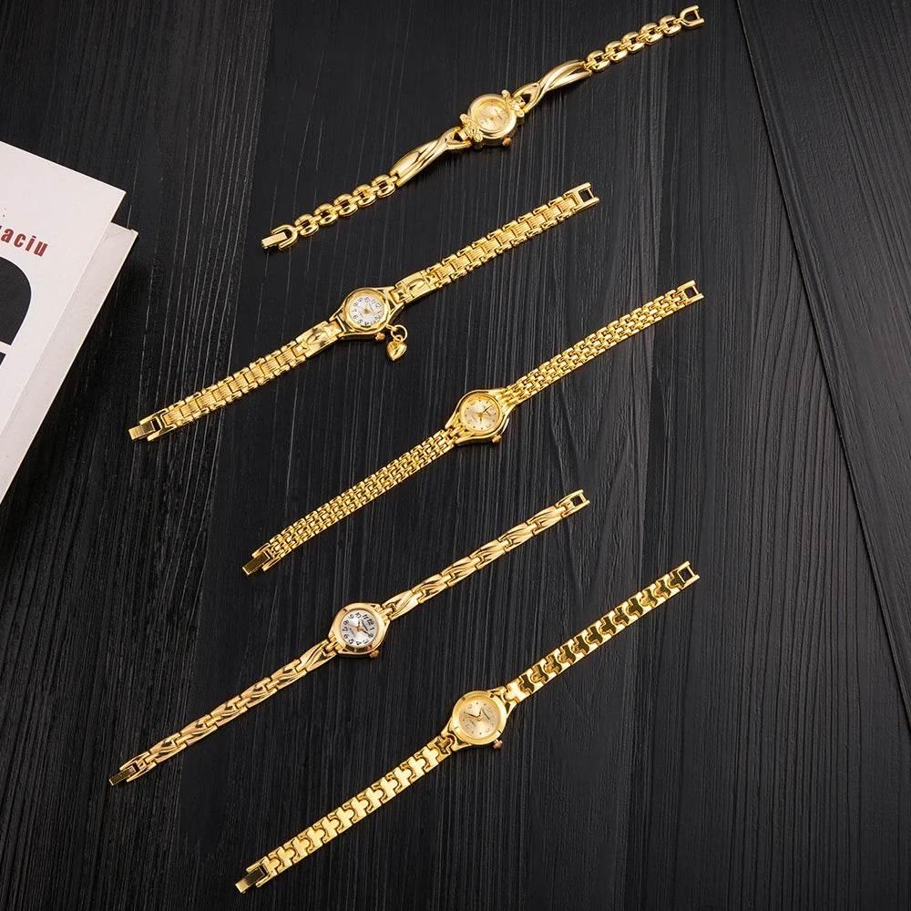 Fashion Women's Wristwatch Luxury Gold - Empire P.E
