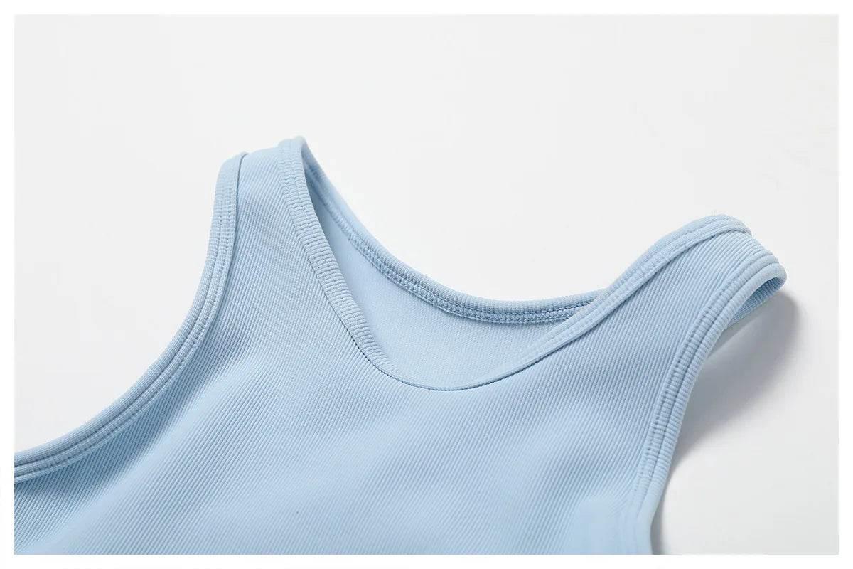 2PCS Seamless Yoga Set Gym Clothes Sportswear Yoga Suits For Women Fitness Rib Tracksuits Sports Bra Gym Leggings Sports Suits - Empire P.E