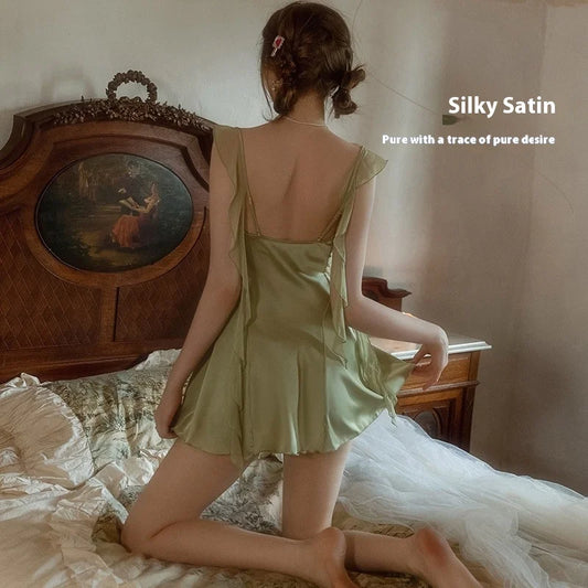 Women's Ice Silk Nightgown - Empire P.E