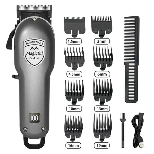 Magicful Hair Clipper Hair Trimmer For Men Rechargeable Li-ion Battery - Empire P.E
