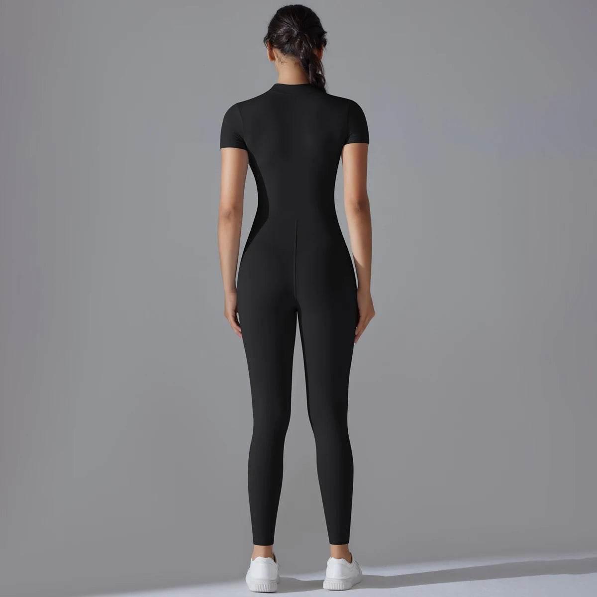 Women Bodysuits Fitness Sports Bodysuit Yoga Suit Breathable Quick Drying Sports Yoga Clothing Women's Gym Push Up Workout - Empire P.E