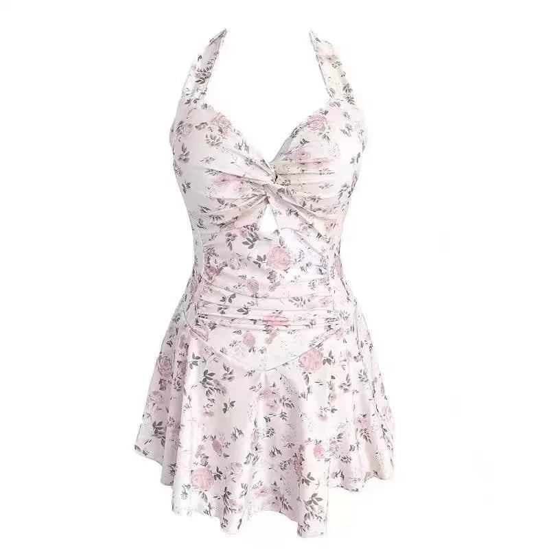 Women’s Slimming One-piece Dress Swimsuit