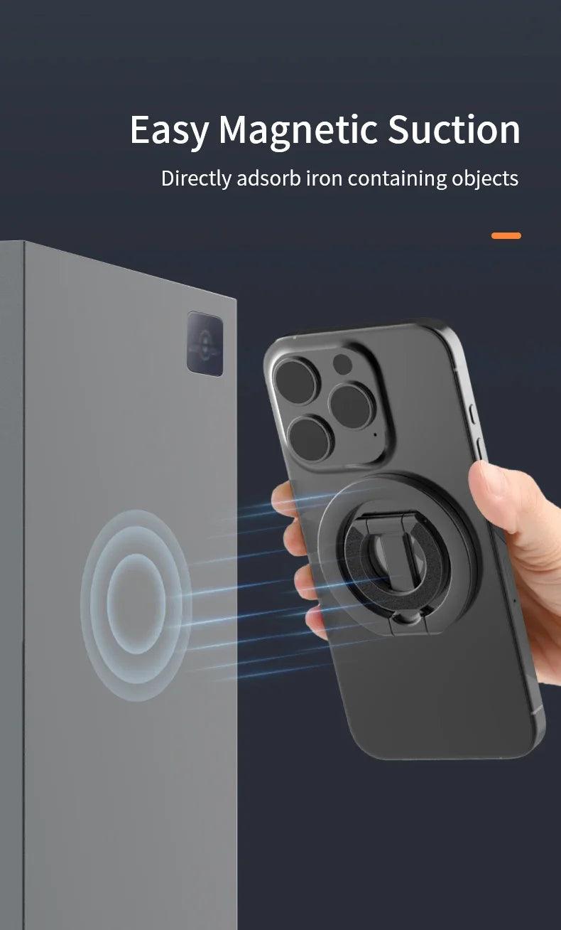 For MagSafe Double Sided Magnetic Phone Ring Holder Portable Folding Cellphones Stand Phone Accessories Support Bracket Grip Tok - Empire P.E