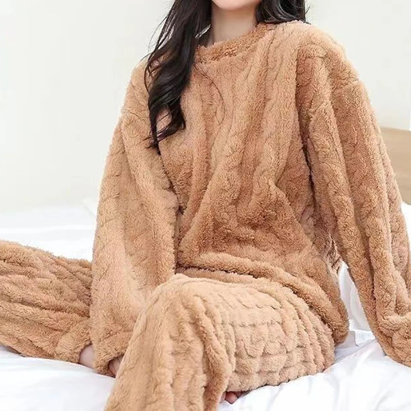 Women Solid Warm 1/2 Piece Sets - Empire P.E