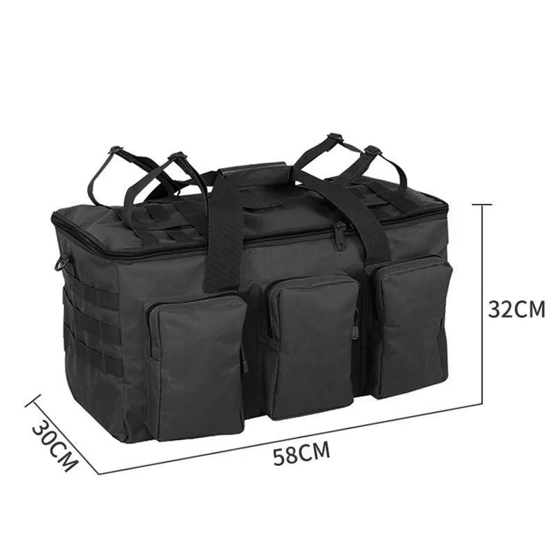 55L Luggage Duffel Bag Camping Backpack Tactical Large Bags Men's Hiking Travel Mountaineering Trip Utility Gym Weekend Duffle - Empire P.E