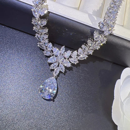 Imitation Moissanite Diamond Jewelry Set Explosion - Empire P.E