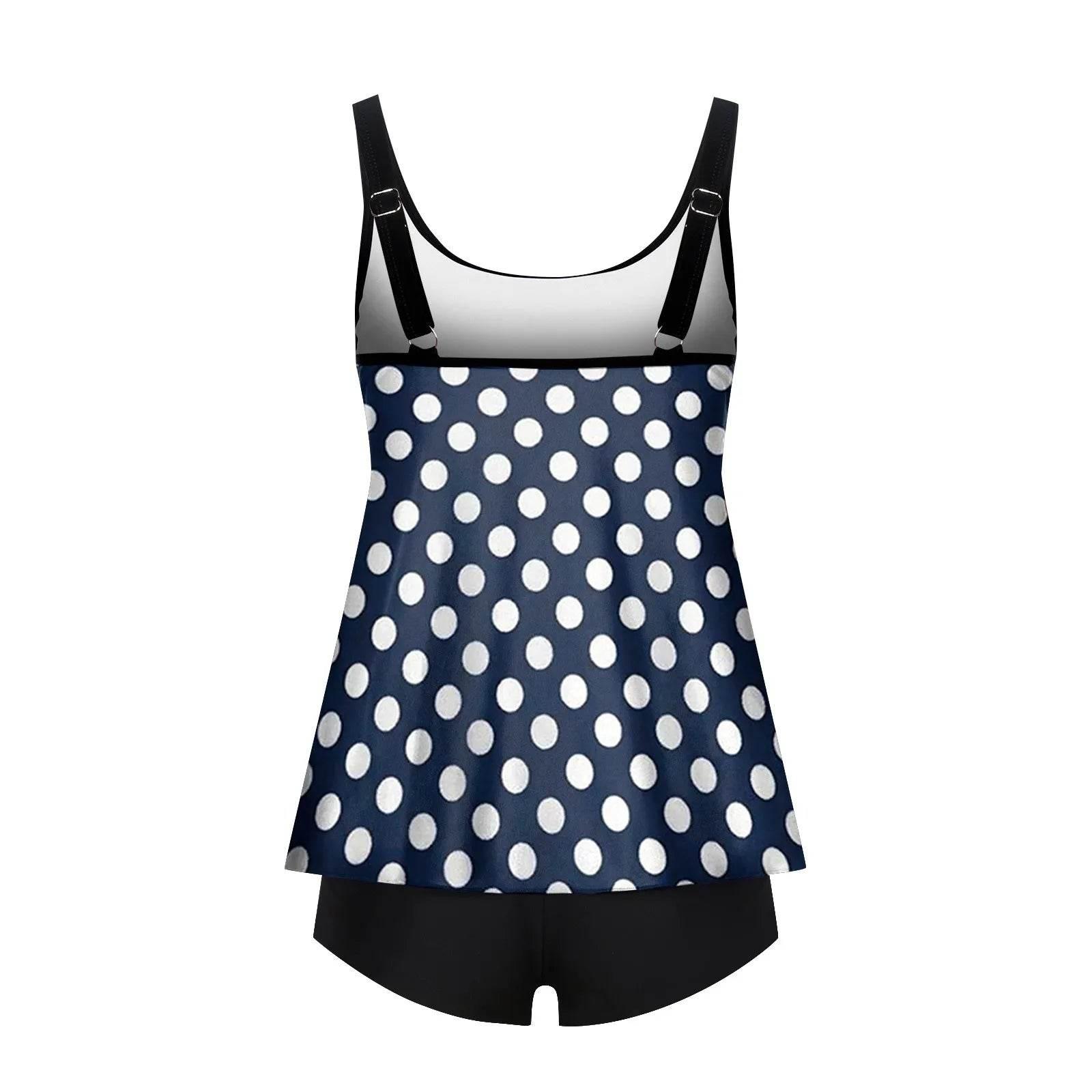 2024 Personality Popular Women's Swimsuit Sexy Printed Vest Shorts Swimsuit Two-Piece Set Soft And Comfortable Swimwear - Empire P.E