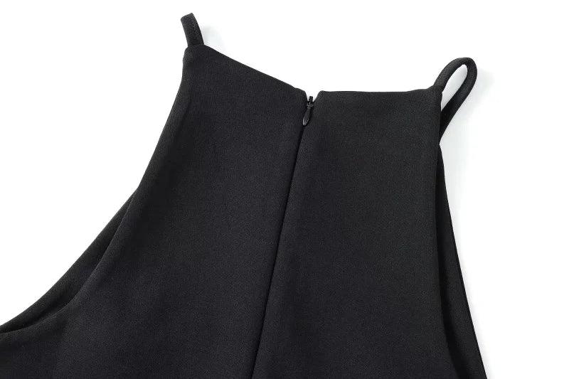Interlock halter Dress 2024 TRAF's new sexy sleeveless - Empire P.E