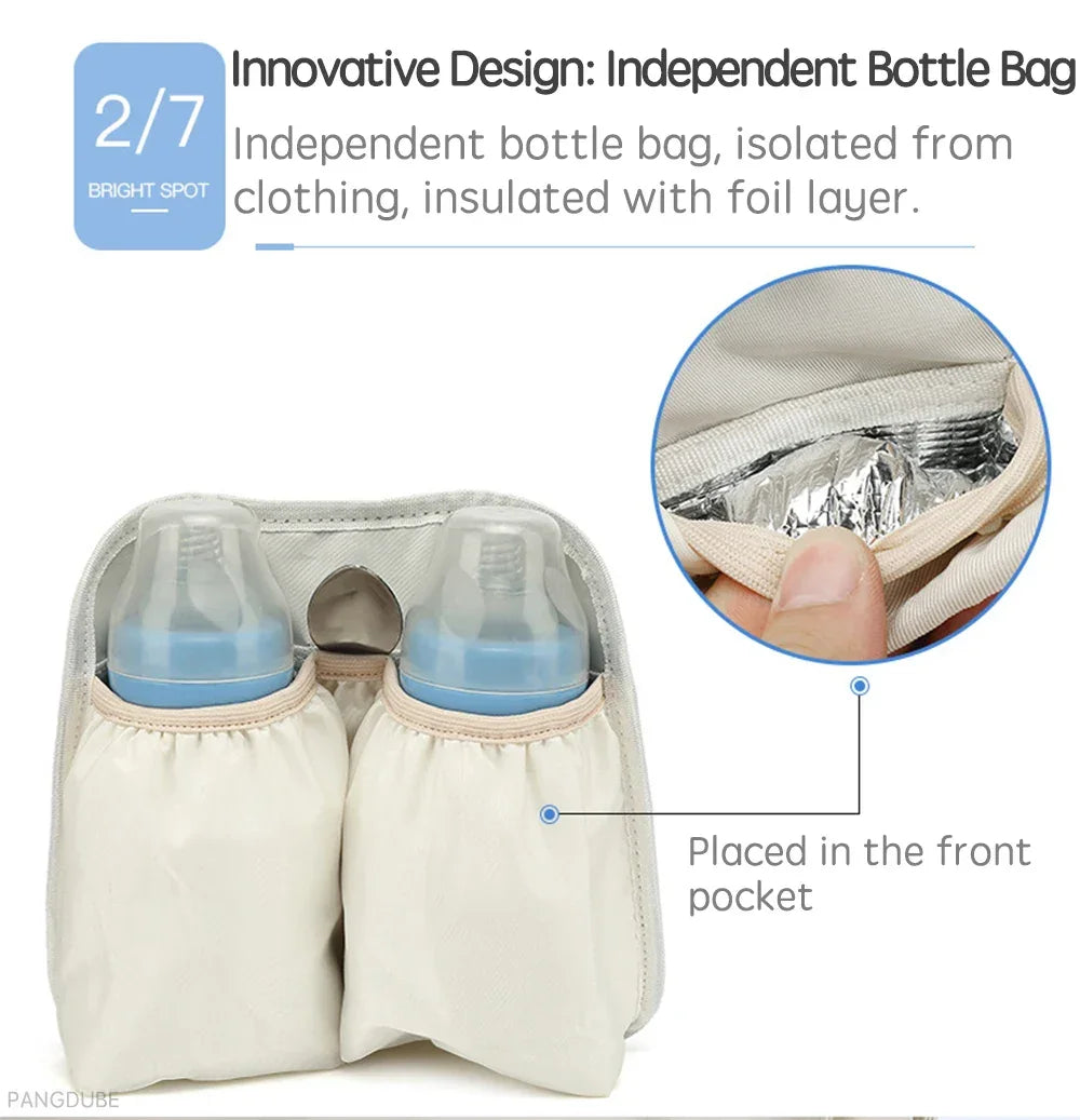 Baby Bag with 2pcs Stroller Hooks - Empire P.E