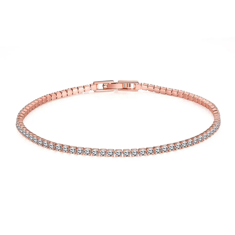 3mm 4mm 5mm 6.5mm Moissanite Tennis Bracelet Original s925 Sterling Silver - Empire P.E