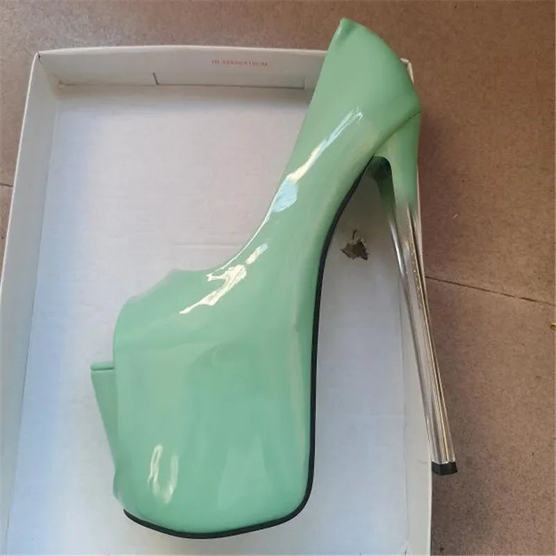 Sexy Stilettos 19cm Thin High-Heeled Patent Leather - Empire P.E
